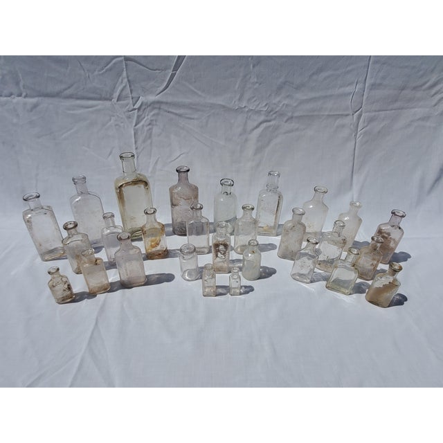 Antique Medicine & Apothecary Bottle Collection – 28 Bottles For Sale - Image 4 of 6