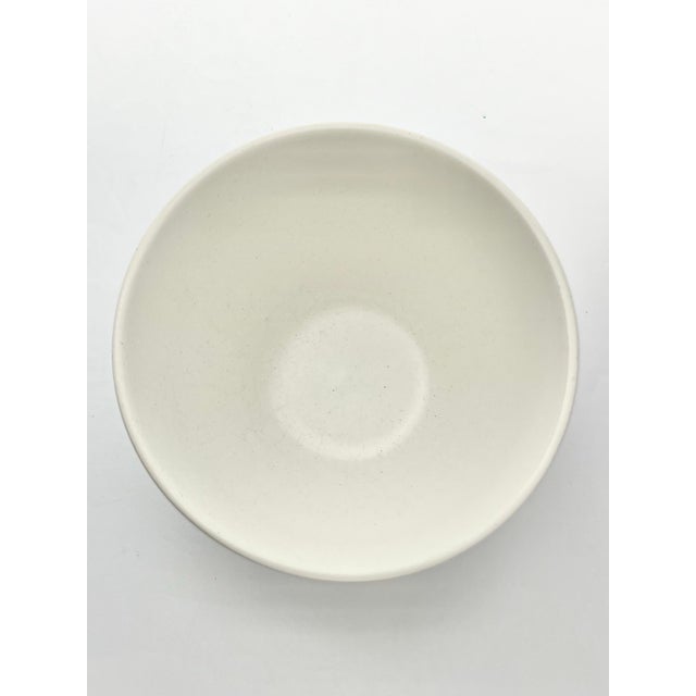 Contemporary Bee & Willow “Milbrook, White” Set of 6 Ceramic Coupe All Purpose Bowls For Sale - Image 3 of 6