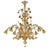 Glass Artistic Venetian Sunflowers Murano Glass Chandelier by Simoeng for Simoeng For Sale - Image 7 of 7
