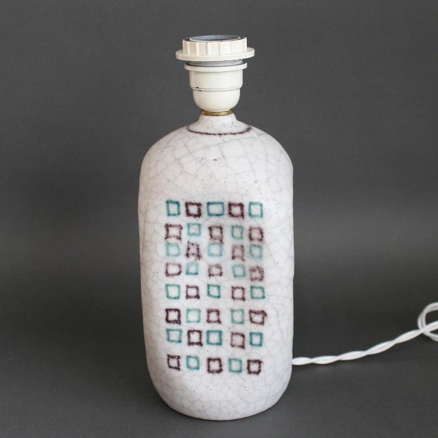 Vintage Italian Decorative Table Lamp by Guido Gambone, 1950s For Sale - Image 4 of 18