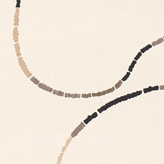 Modern Sample - Schumacher x Backdrop Turini Wallpaper in Cocoa Multi For Sale - Image 3 of 4