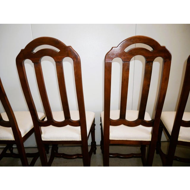 Antique Early 20th Century Walnut Chairs, Set of 6 For Sale - Image 13 of 17