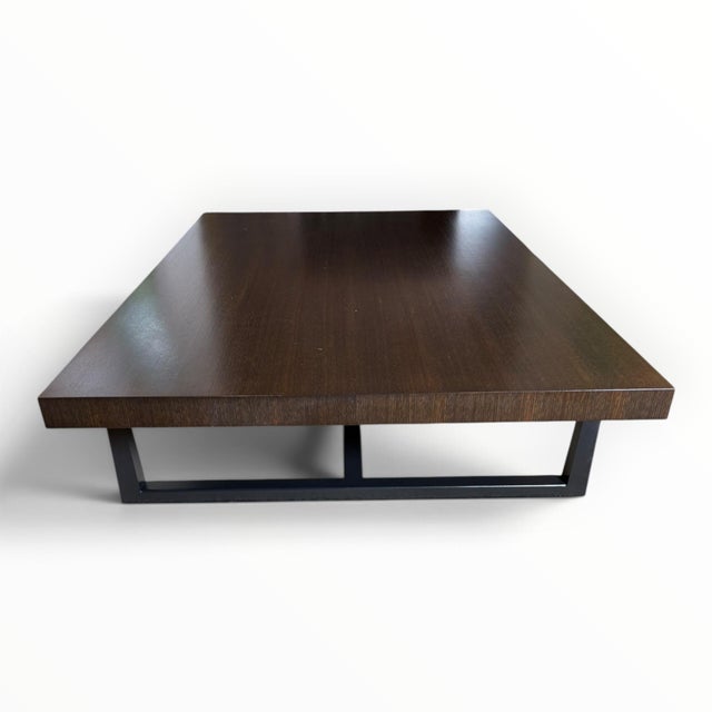 Brown Holly Hunt Large Modern Coffee Table For Sale - Image 8 of 9