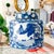 Blue Vintage Chinese Blue Willow Porcelain Large Tea Caddy For Sale - Image 8 of 8