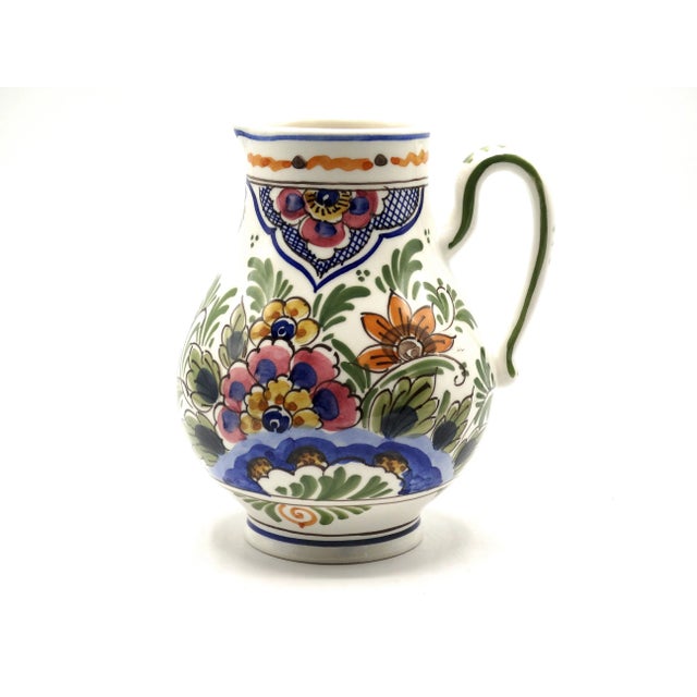 Ceramic Vintage Dutch Delft Wine Jug For Sale - Image 7 of 7