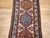 Vintage Serab Runner, Hand-Knotted Wool, Geometric Medallion Pattern, Ivory & Blue, 3x11 For Sale - Image 9 of 14