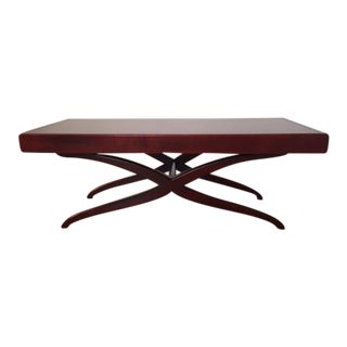 1990s Modernist Art-Deco-Inspired Dialogica Coffee Table For Sale