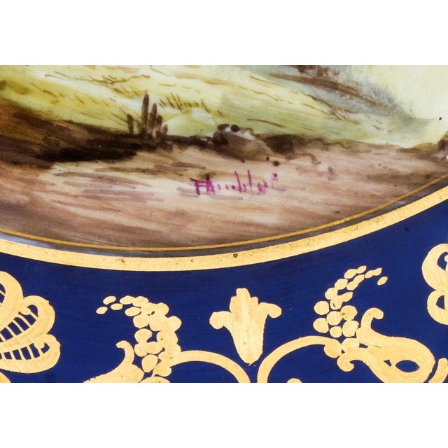 Napoleon Sevres Porcelain Cabinet Plates, Set of 2 For Sale - Image 5 of 17