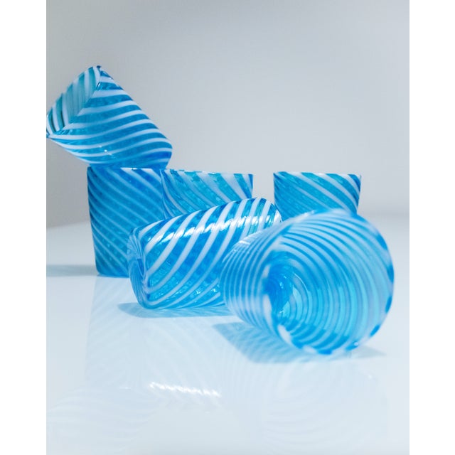 Murano Glasses by Mariana Iskra for Ribes the Art of Glass, Set of 6 For Sale - Image 12 of 15
