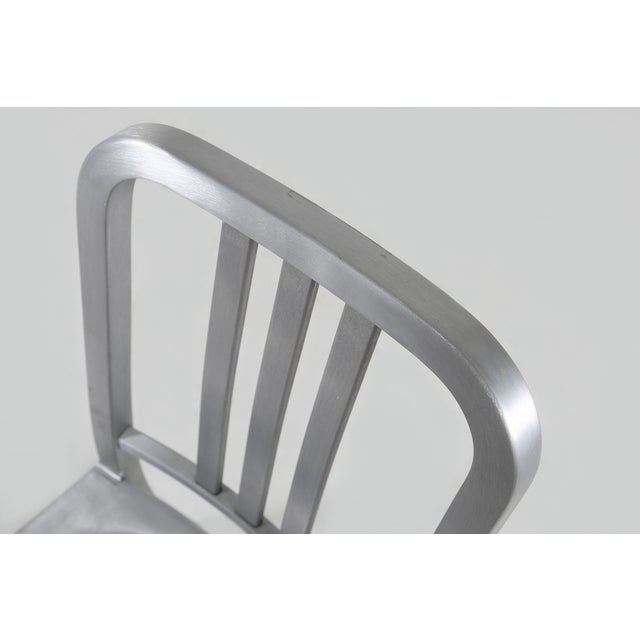 Silver Vintage Aluminium Emeco Navy Chair, 1940s For Sale - Image 8 of 12