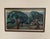 Large Original Swedish Oil on Canvas – “Landskap med träd” by Britta Krüger – Signed – Vintage & Framed – 91 × 53 cm...