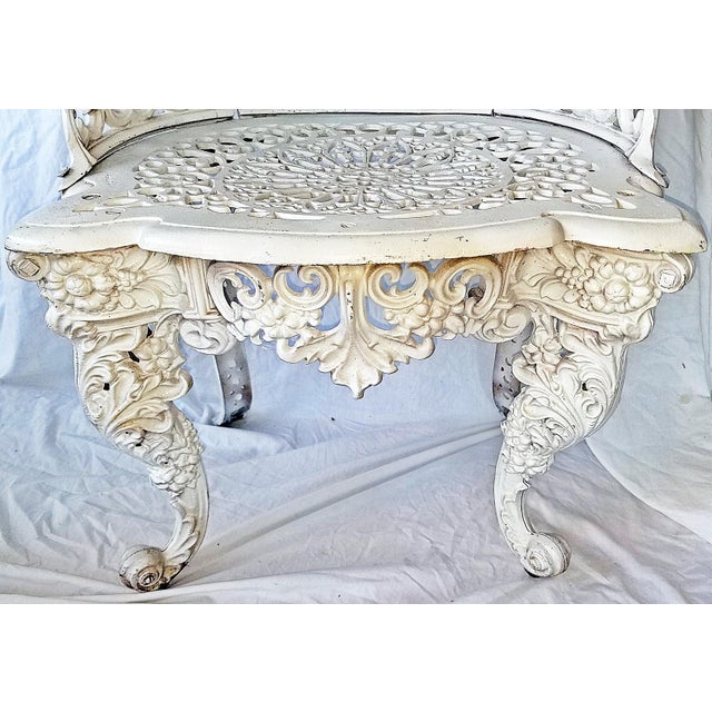 Antique Betsy Ross Cast Iron Garden Chair Chairish