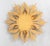 Wood Vintage French Giltwood Sunburst Convex Mirror, 1950s For Sale - Image 7 of 8