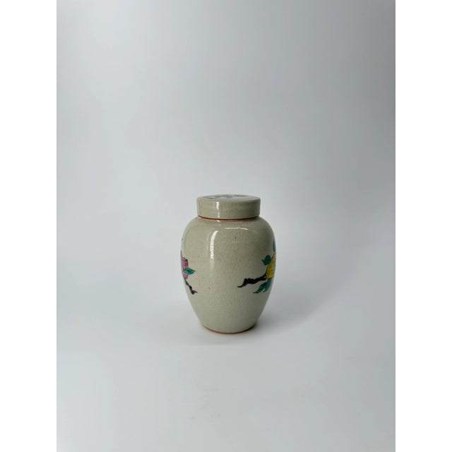 Late 20th Century Antique Japanese Porcelain Tea Caddy For Sale - Image 5 of 8