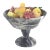 Vintage Mini Carved Stone Fruit in Marble Pedestal Bowl - 11 Piece Set For Sale