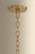 Traditional Hudson Valley Lighting Omi 15 in. 1 Light Pendant in Patina Brass and Ceramic Ivory Crackle Finish For Sale - Image 3 of 7