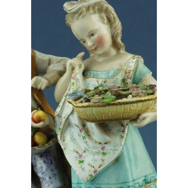 19th Century Art Nouveau Figurine in Porcelain from Ernst Bohne & Söhne Factory, Germany, 1800s For Sale - Image 9 of 18