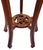 Brown Pair Vintage Chinese Bamboo Carved Hardwood & Marble Top Plant Stand Pedestals For Sale - Image 8 of 18