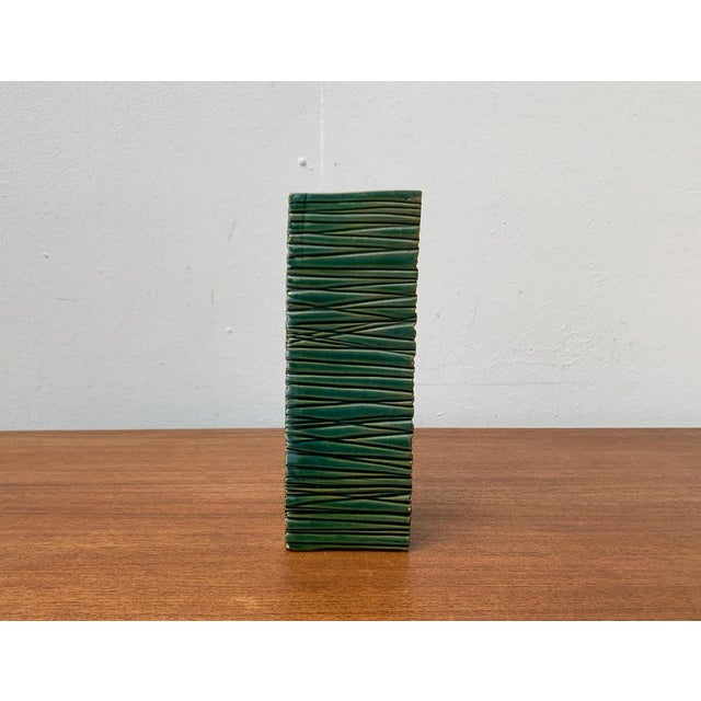 Mid-Century Italian Minimalist Pottery Block Vase from Bitossi, 1960s For Sale - Image 18 of 18