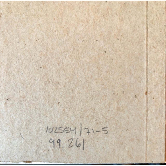 Sculpture Materials Modernist Rabbi Mixed Media Painting on Newsprint Spertus Museum Deaccession For Sale - Image 7 of 7