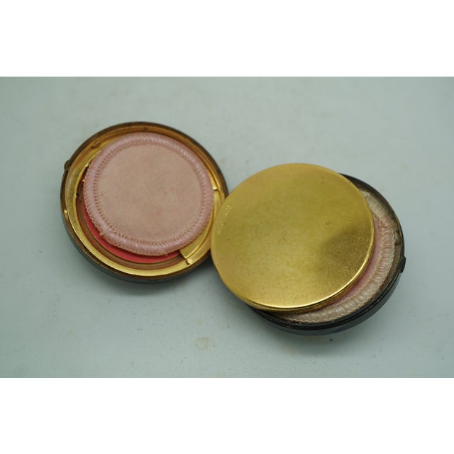 2 Antique Art Deco Celma Company Flapper Rouge Powder Makeup Compacts For Sale - Image 13 of 18