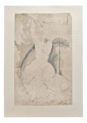 A. Modigliani, Ritratto di Veronica / Portrait of Veronica, Lithograph