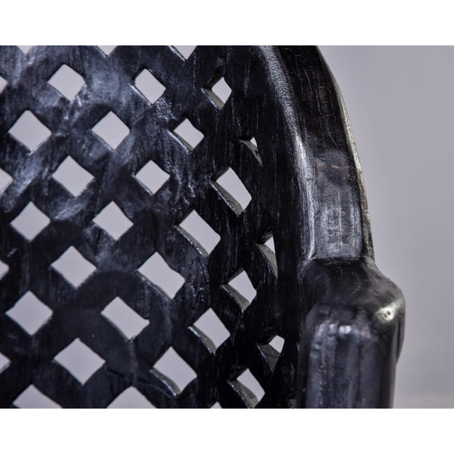 Carved African Bamileke Throne Chair For Sale - Image 10 of 12