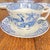 Antique Wood & Sons "Yuan" Pattern Blue and White Transferware Coffee & Tea Set - Mixed Demitasse and Teacup Lot of 9 For Sale In Sacramento - Image 6 of 16
