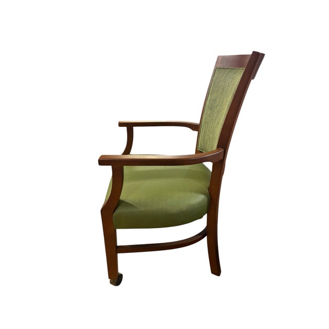 Vintage Fairfield Furniture Modern Green Occasional Chair For Sale In Greensboro - Image 6 of 11
