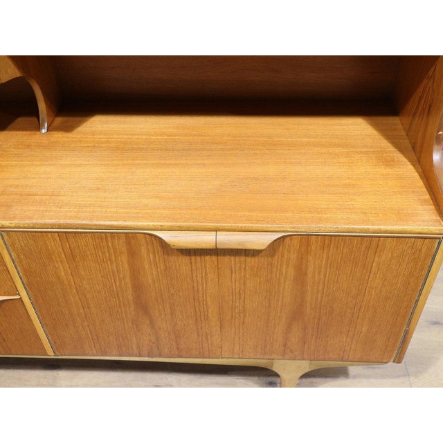 Mid 20th Century Mid Century Modern Vintage Teak British Tall Credenza Buffet by S Form For Sale - Image 5 of 16