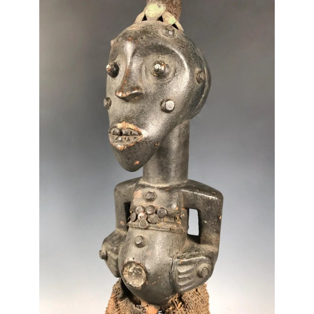Wood Nkisi Songye Fetish Statue For Sale - Image 7 of 12