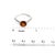 Natural Orange Sapphire Diamond Ring 6.5 14k W Gold 1.88 TCW Certified For Sale In New York - Image 6 of 10