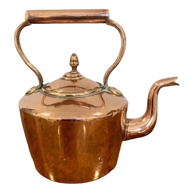 Small Antique George III Copper Kettle, 1800 For Sale