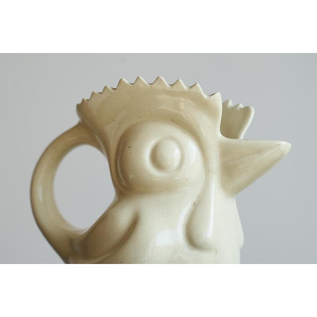 1920s Art Deco Rooster Jug attributed to Ditmar-Urbach, Former Czechoslovakia, 1930s For Sale - Image 5 of 10