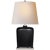 Thomas O'Brien by Visual Comfort Signature Mimi Table Lamp in Black with Natural Paper Shade For Sale