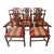 Late 20th Century Baker Historic Charleston Collection Carved Mahogany Exquisitely Unique Dining Chairs- Set of 8 Excellent "Mint" Condition For Sale