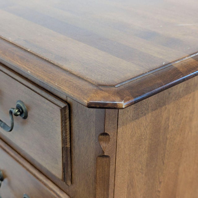 Nichols & Stone Solid Wood 8-Drawer Dresser – Classic Chestnut Finish For Sale - Image 10 of 11