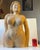 Vintage Italian Terracotta Sculpture of Voluptuous Nude Female Torso, 1950s For Sale - Image 6 of 18