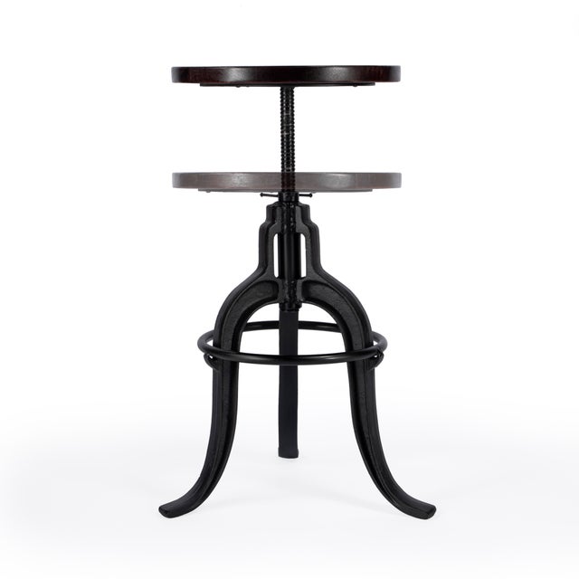 2020s Gladney Iron Swivel 22" Bar Stool, Multi-Color For Sale - Image 5 of 7