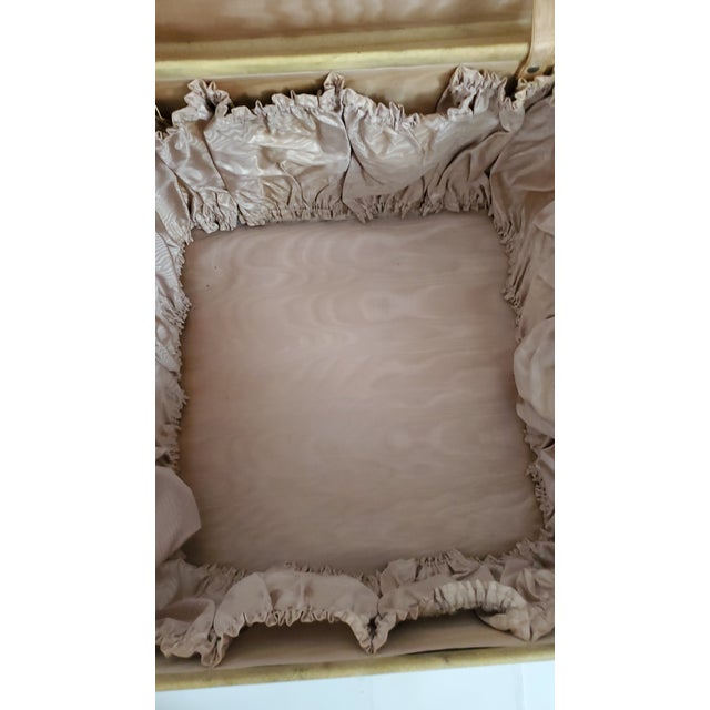 1920s Vellum Steamer Travel Storage Trunk With Provenance For Sale - Image 16 of 18