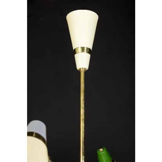 Mid-Century Multi-Color Flexible Chandelier from Stilnovo, 1958 For Sale - Image 14 of 15