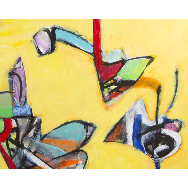 Contemporary Abstract Acrylic on Paper Painting by James L. Bruch For Sale - Image 3 of 6