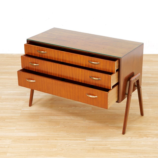 Wood 1960s Mid Century British Design Vanity Dresser For Sale - Image 7 of 9
