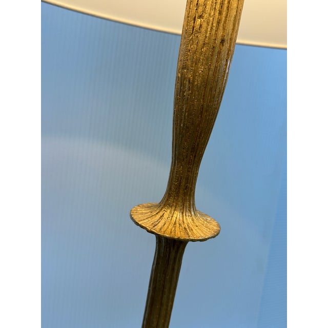 Barbara Barry for Visual Comfort Lotus Floor Lamp, Gold For Sale - Image 11 of 12