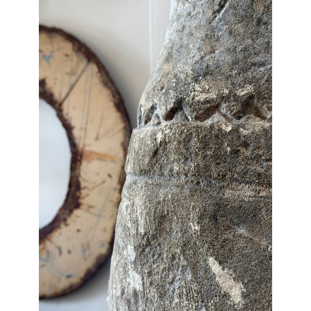Asian Carved Indonesian Stone Vessel For Sale - Image 3 of 3