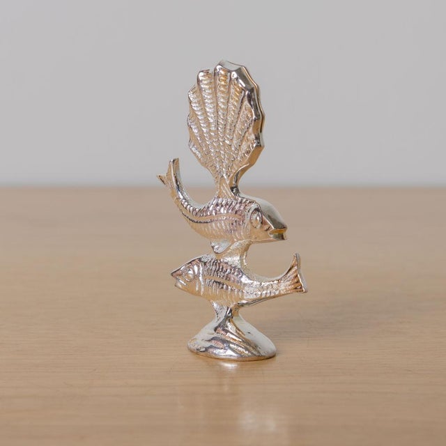 1950s Shell & Fish Place Card Holders, Set of 9 For Sale - Image 9 of 11