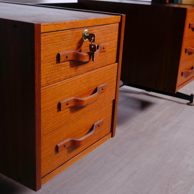 Wood Scandinavian Modern Desk, 1960s For Sale - Image 7 of 18