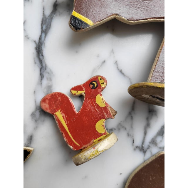 Vintage Wooden Folk Art Animals, 1950s, Set of 20 For Sale - Image 10 of 16