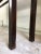 Chocolate Chinese Rosewood Console Table With Carved Spiral Details and Architectural Form For Sale - Image 8 of 11