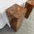 Wood Burl Wood Veneer Pedestals, Set of Three For Sale - Image 7 of 18